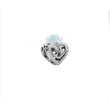 Entwined heart charm