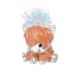 Highland cow colourful charm