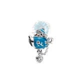Mouse and teapot charm