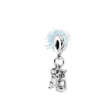 Key and doorknob charm