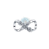 Flower love infinity charm