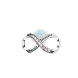 Family forever jewelled infinity charm