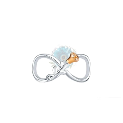 Rose infinity charm Rose infinity charm