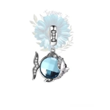 Glass fish charm
