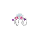 Tulip hoop earrings