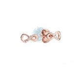 Infinity stud earrings