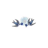 Swallow stud earrings