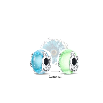 Luminous murano charm