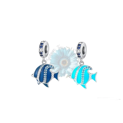 Stripped fish charm Stripped fish charm