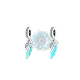 Angel wing charm