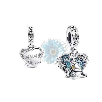 Kanga and Roo mum charm