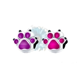 Paw print charm