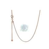 Plain necklace with tail