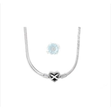 Infinity heart charm necklace