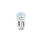 Jewelled rectangle charms