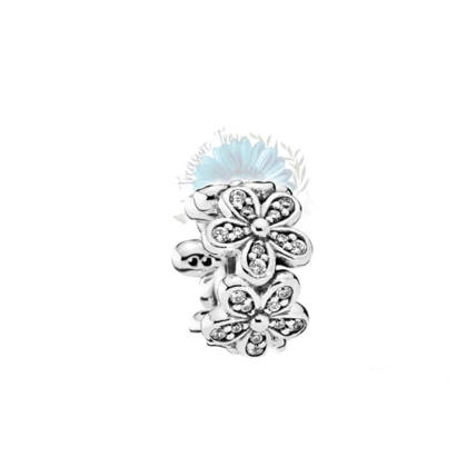 Silver flower charm Silver flower charm