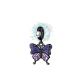 Dark butterfly charm
