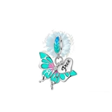 Fly free butterfly charm