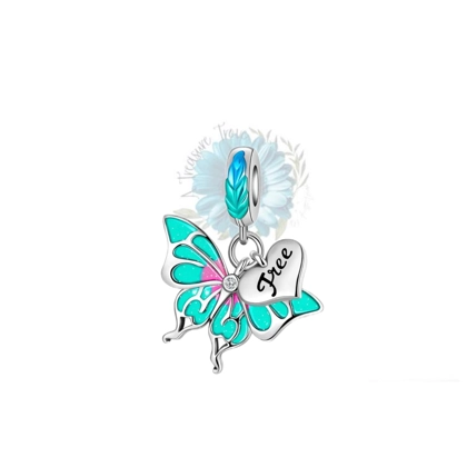 Fly free butterfly charm Fly free butterfly charm