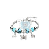 Butterfly charm bracelet