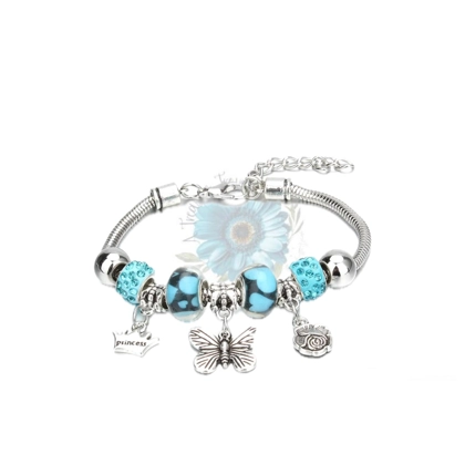 Butterfly charm bracelet