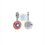 Captains shield  dangle charm