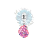Pink shell charm