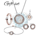Two toned hoop full gift set