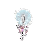 Cat and heart charm