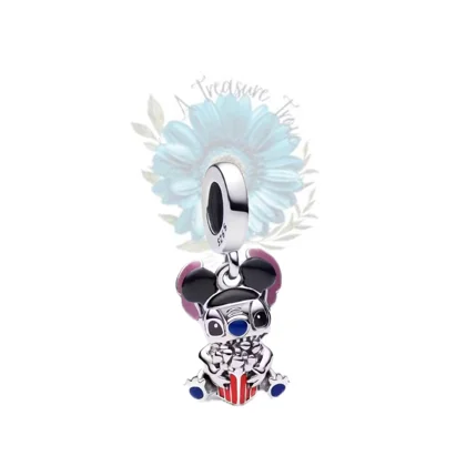 Stitch with Mickey ears charm