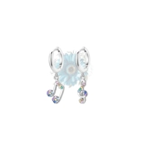 Music dangle hoop earrings