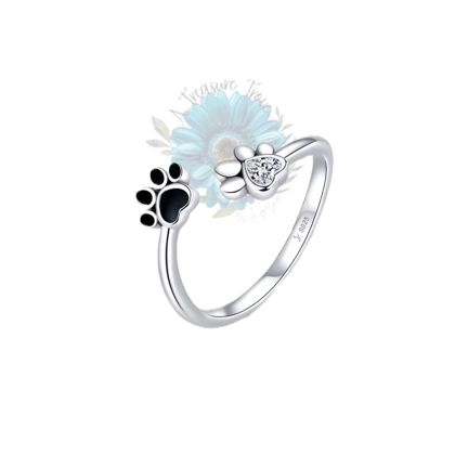Paw print ring Paw print ring