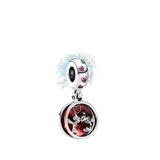Mickey and Minnie love and kisses charm