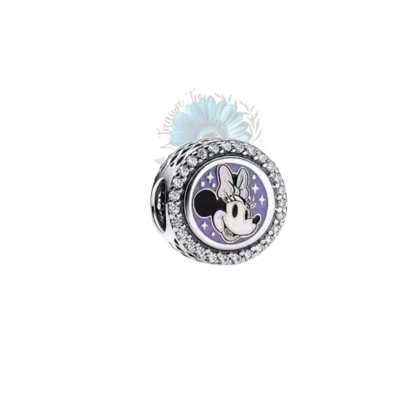 Minnie round face charm Minnie round face charm