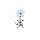 Fighting Yoda dangle charm