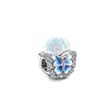 Blue butterfly charm