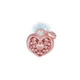 Rose gold padlock charm