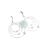 Three circle hoop earrings