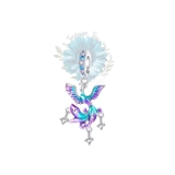 Colourful phoenix charm
