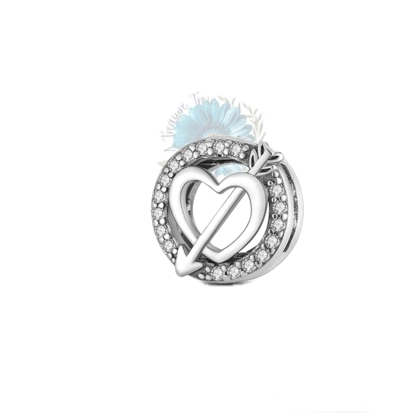 Heart and arrow charm