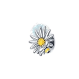 Daisy and bee charm