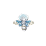 Bee heart charm