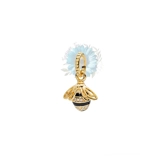 Queen bee gold charm