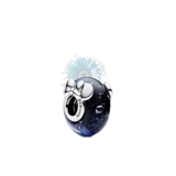 Minnie round murano charm
