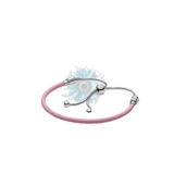 Leather and silver adjustable charm br..