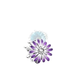 Coloured daisy charm