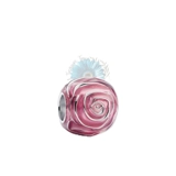 Coloured rose charm