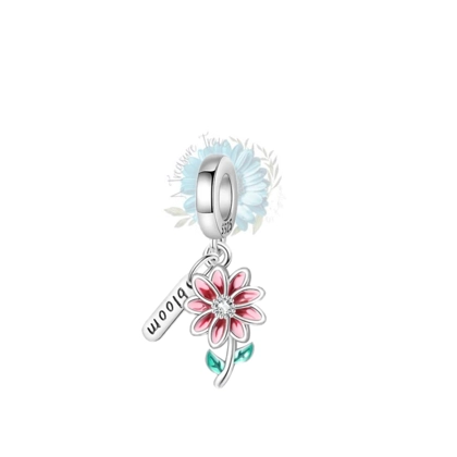 Flower bloom charm Flower bloom charm