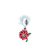 Red flower charm