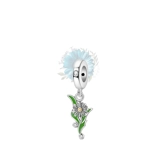 Silver daisy charm